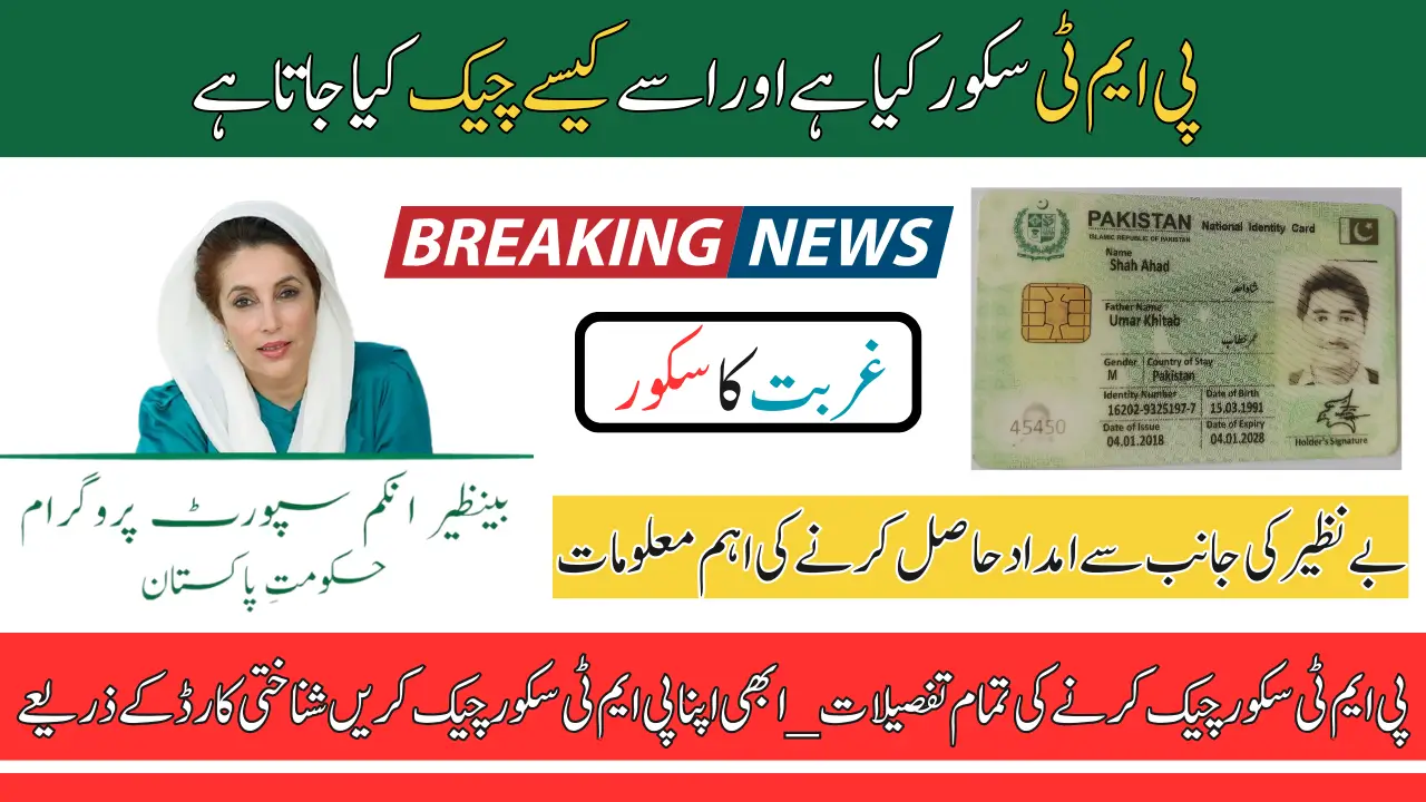 Understanding the Importance of PMT Score in BISP and Chief Minister Punjab Programs 2025